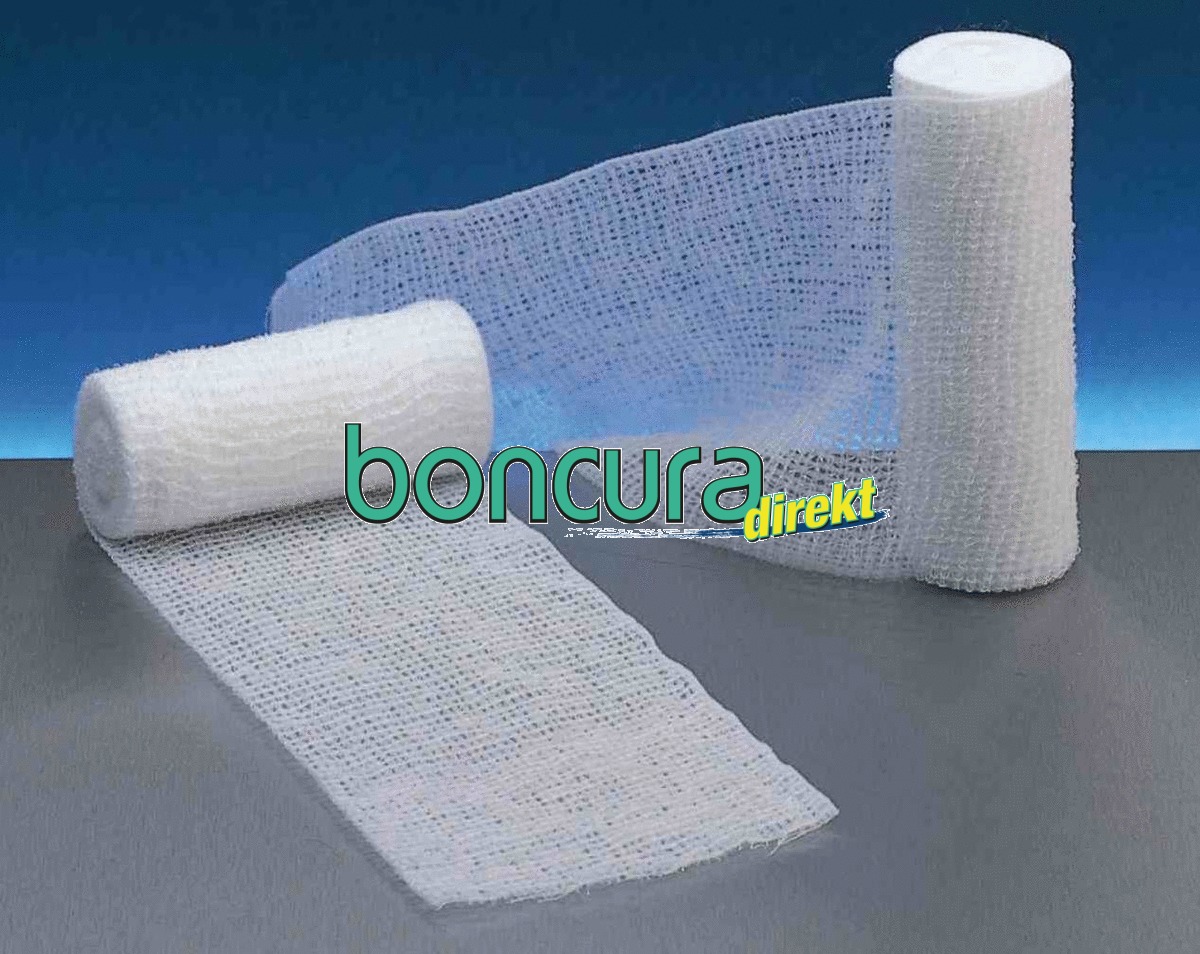 Mullfixierbinde gekreppt 