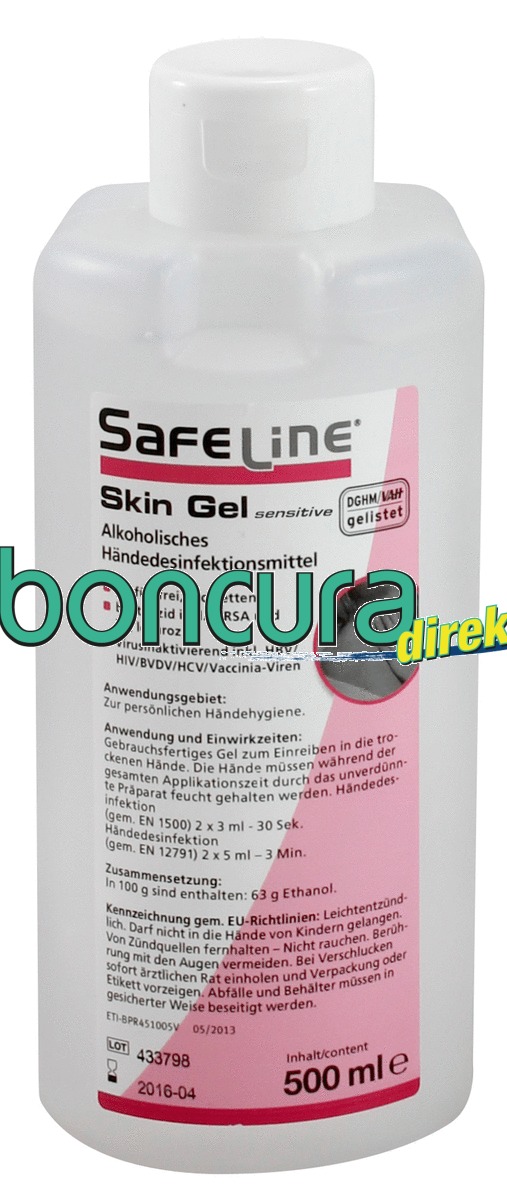 Händedesinfektionsmittel Gel Safeline Skin Gel Sensitive