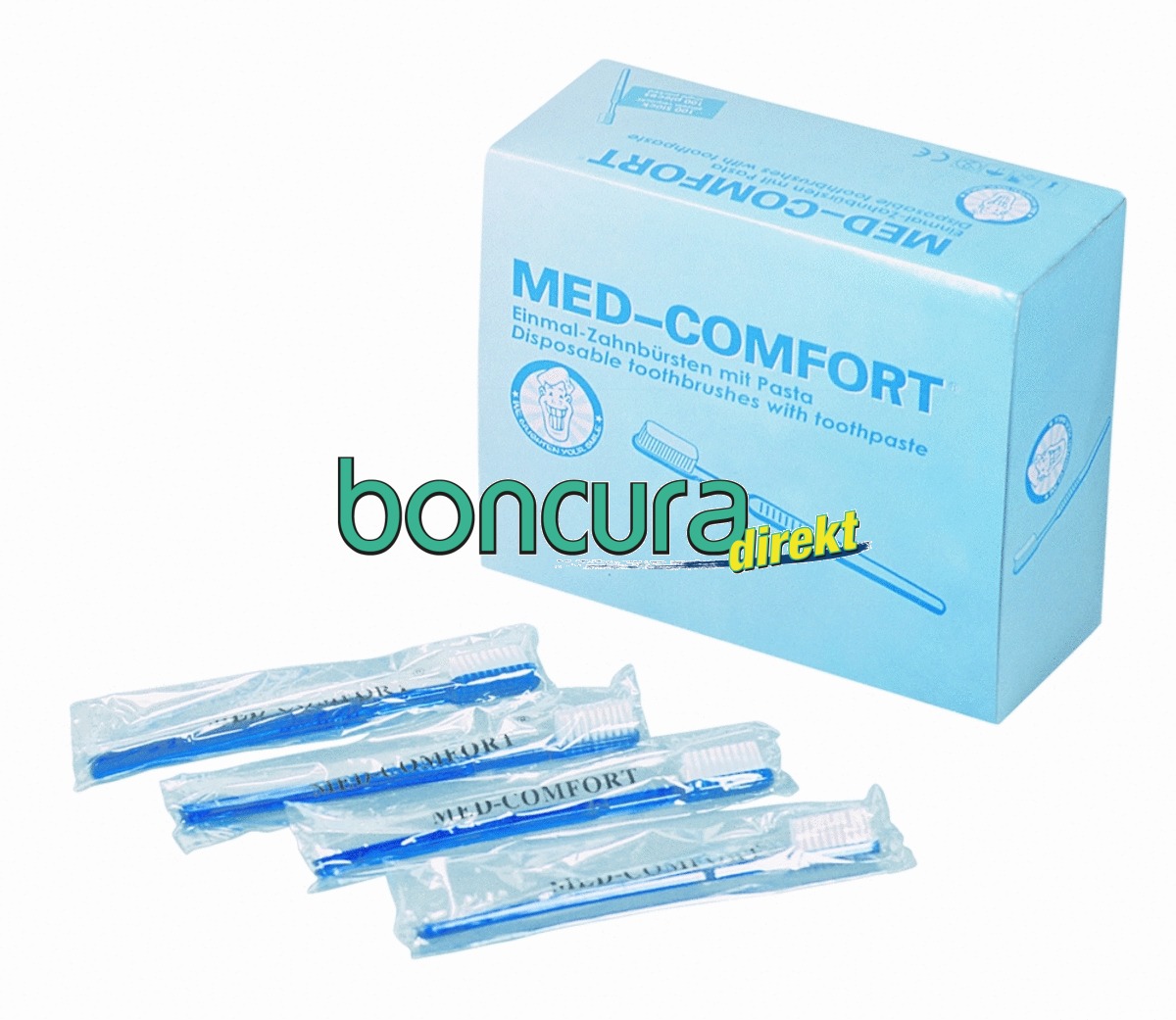 Zahnbürste Einweg Mit Creme