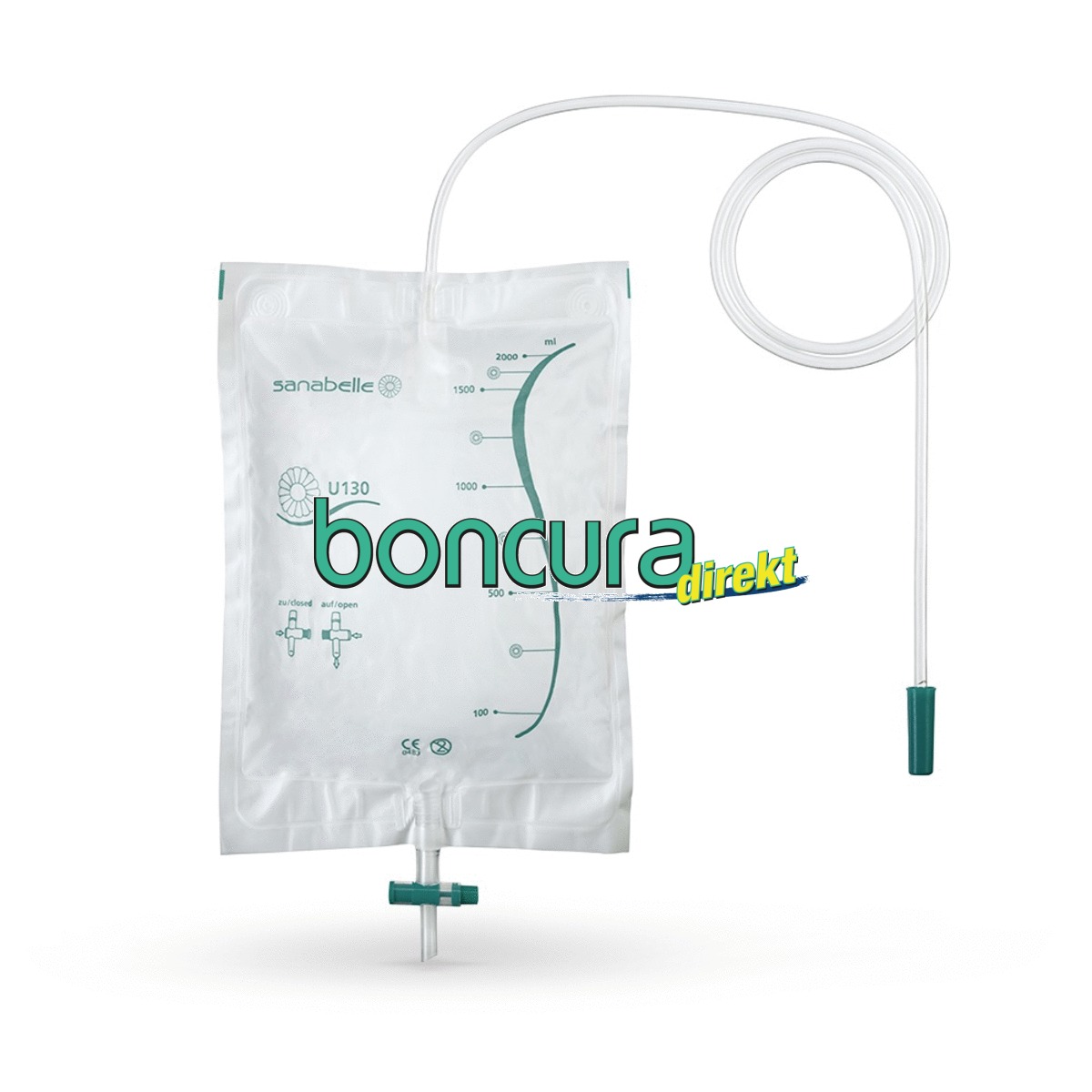 Urin-Bettbeutel sanabelle U170 Inkl. 4 Halterungen