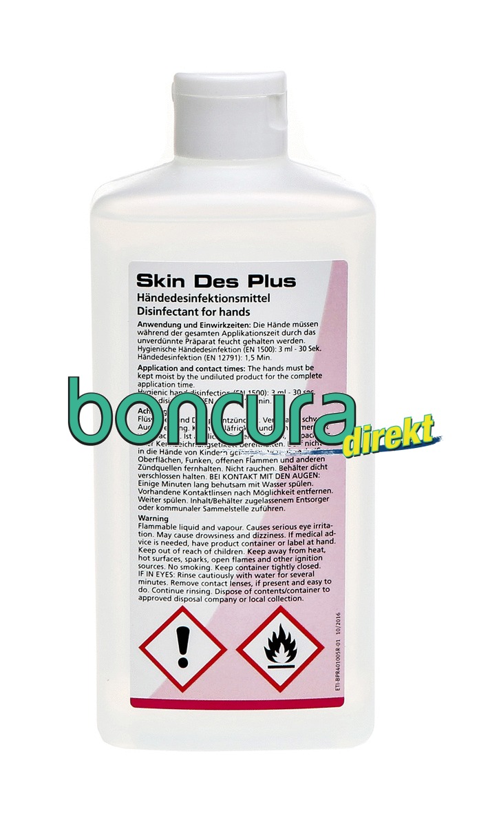 Händedesinfektionsmittel Safeline Skin Des Plus
