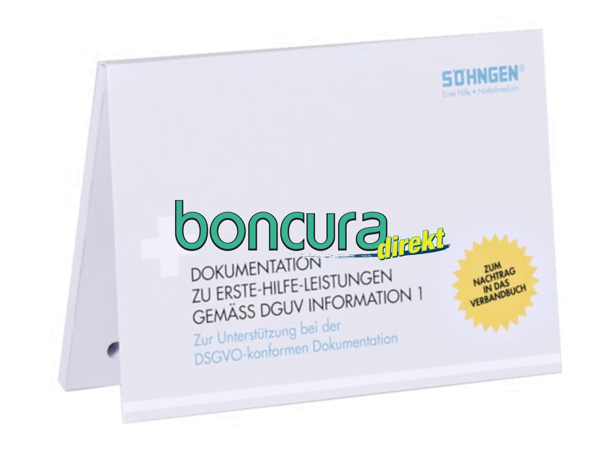 Verbandbuch DIN A6 Notfallversorgungsnachweis gemäß DSGVO