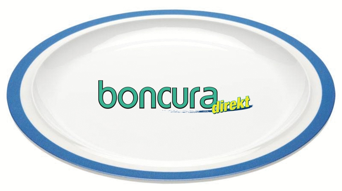 Teller flach 503, Ø 22 cm aus bruchstabilem Melamin