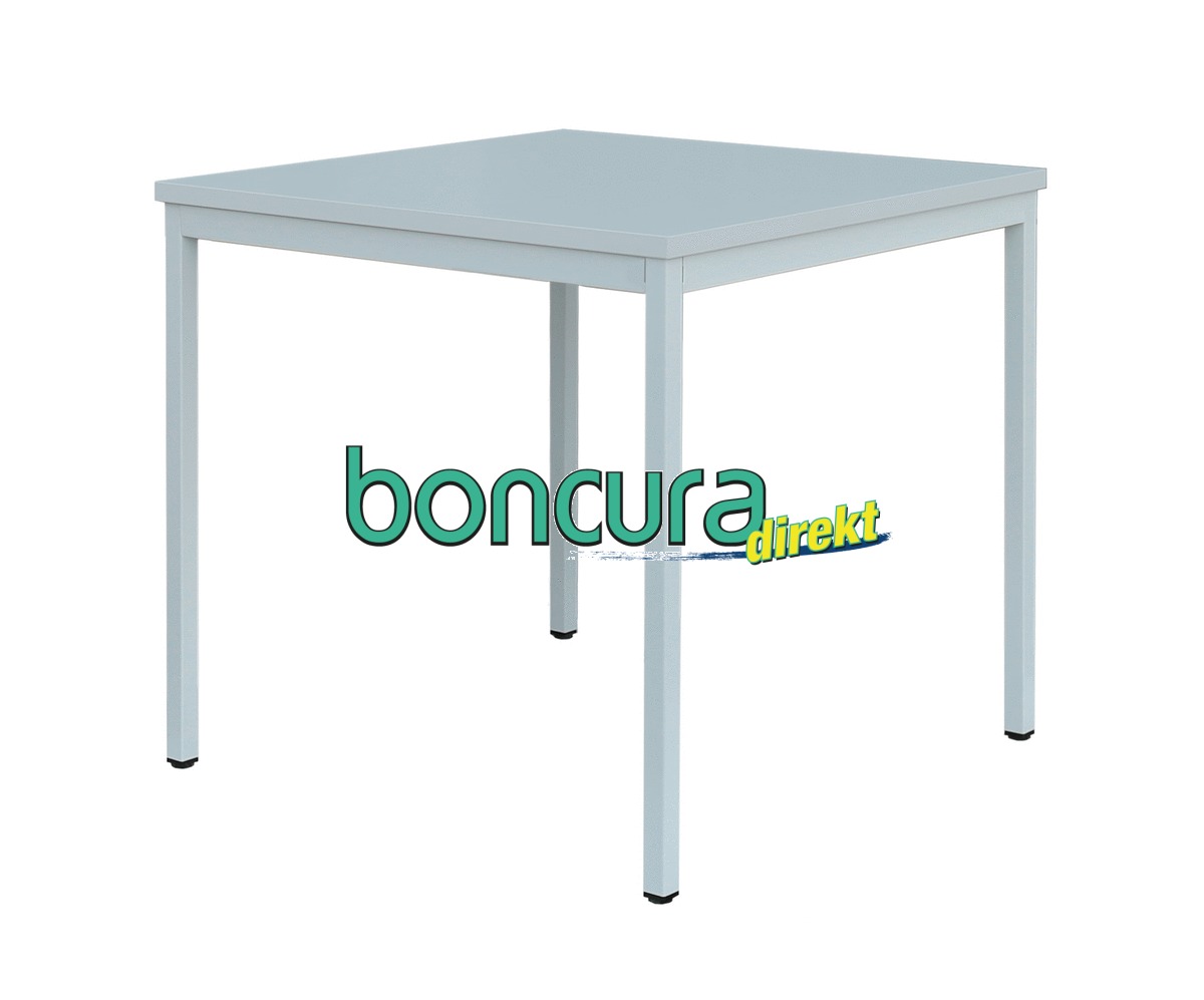Besprechungstisch Gestell & Tischplatte: Lichtgrau RAL 7035