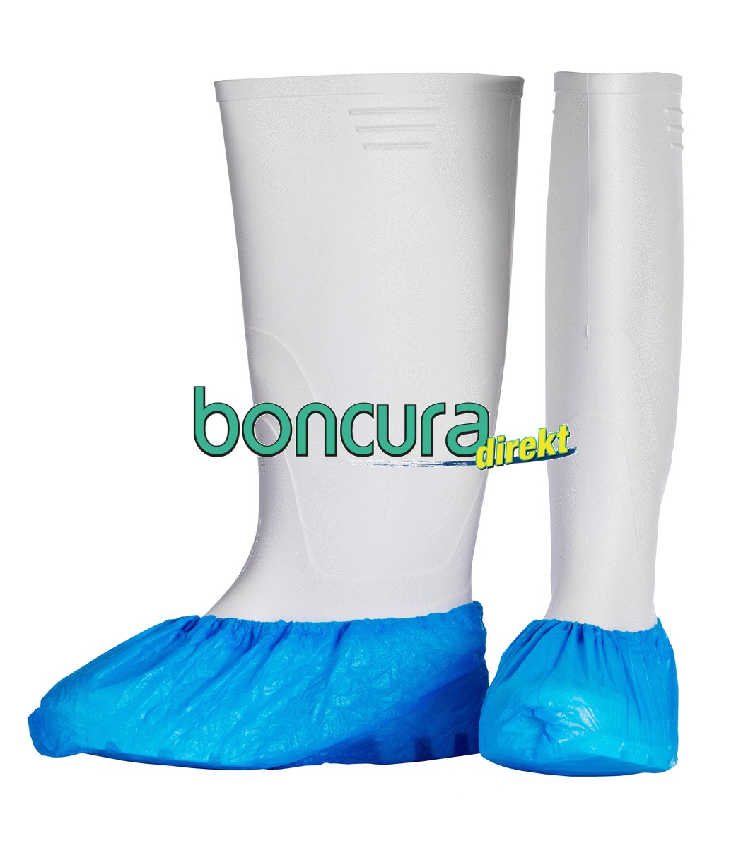 Überziehschuhe extra stark Farbe: Blau, Material: CPE, Größe: Unisize