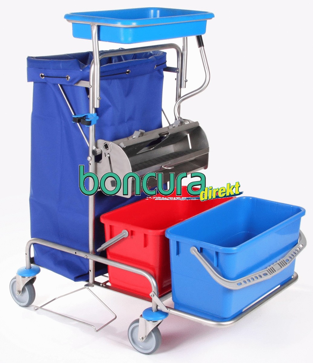 Flachpressenwagen aus Edelstahl 