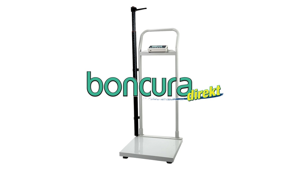 Personenwaage mit Stützgeländer und Längenmesser Nicht eichfähig