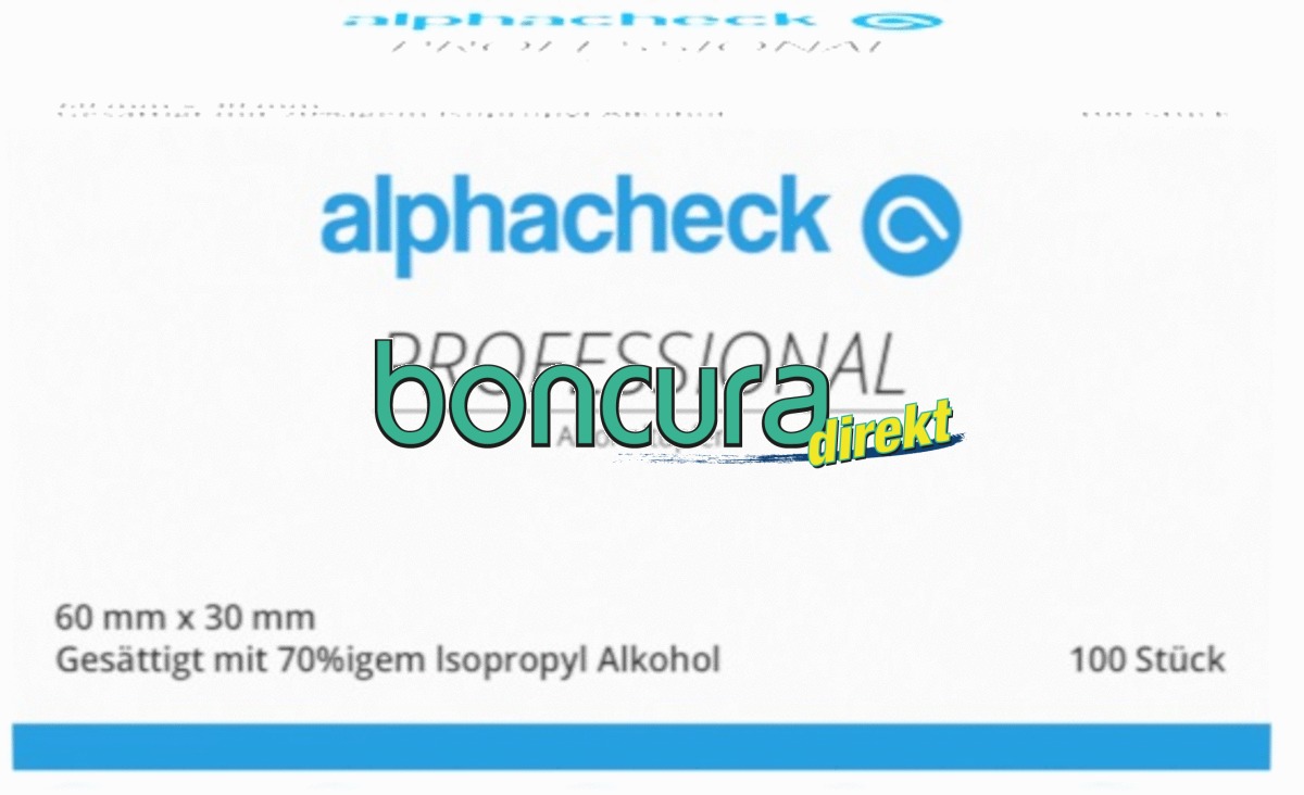 Alkoholtupfer alphacheck 3 x 6 cm