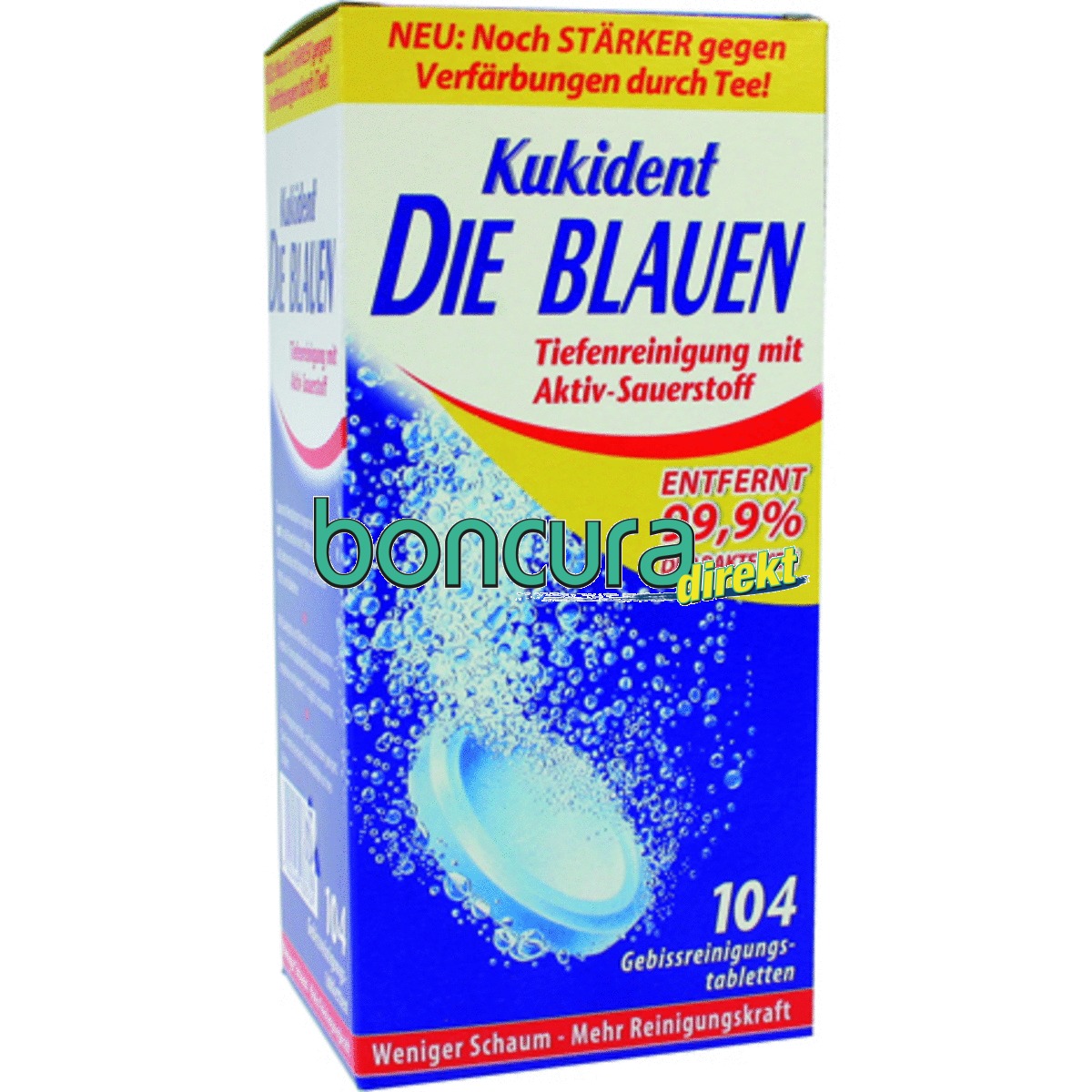 Gebissreinigertabletten "Kukident" Die Blauen