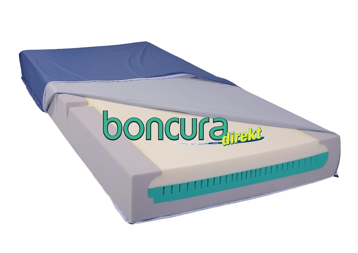 Weichlagerungsmatratze mit Randzonenverstärkung Modell: Viscoplot, bis Deku-Grad 3 (nach EPUAP)