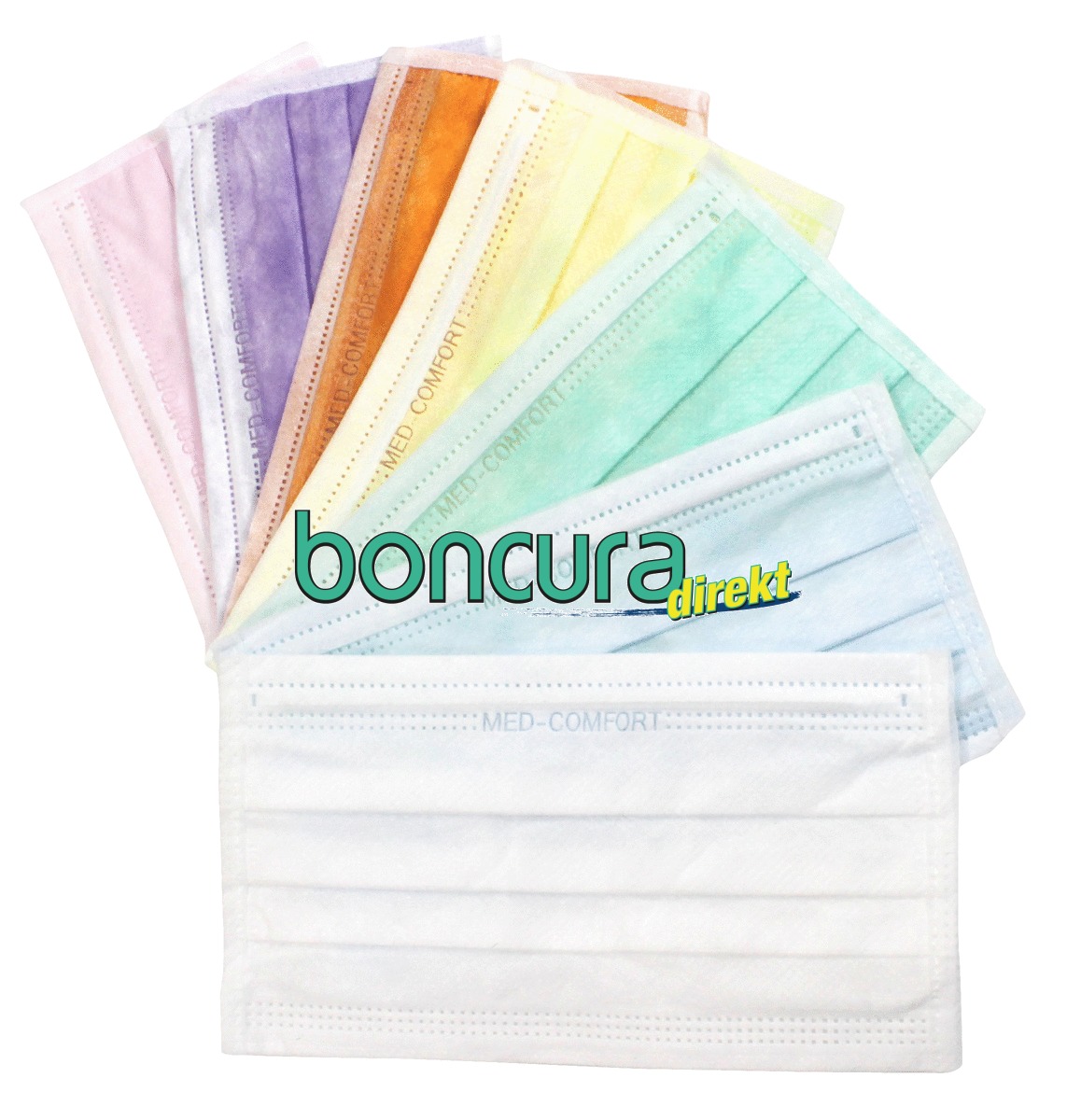 Mundschutz 2 - Lagig Mit Elastikbogen