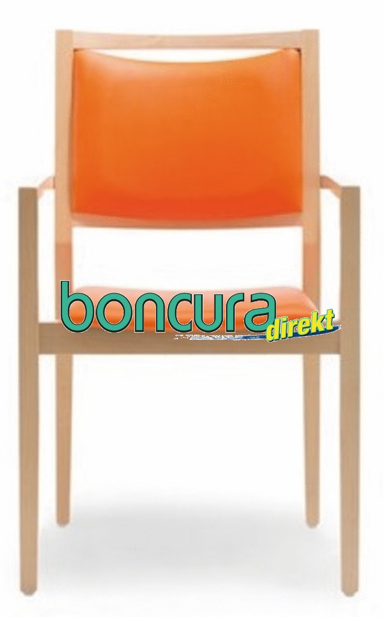 Armlehnenstuhl, Modell: Sunny Sitz und Rücken: Gepolstert / Mit Griffmulde