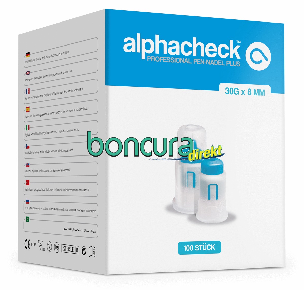 Alphacheck Pen-Nadeln PLUS Sicherheits-Pen-Nadeln