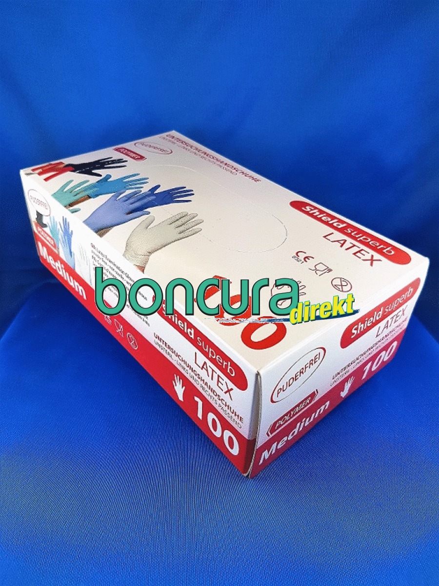 Untersuchungshandschuhe, Latex puderfrei, unsteril, naturweiß