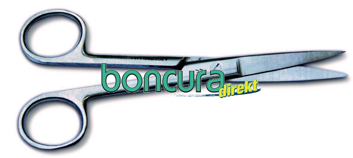 Chirurgische Schere, gerade, 14 cm Spitz / Spitz