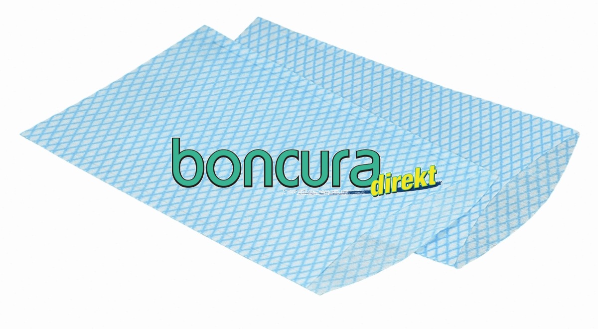 Waschhandschuhe Farbe: Blau-Weiß kariert, Genäht.