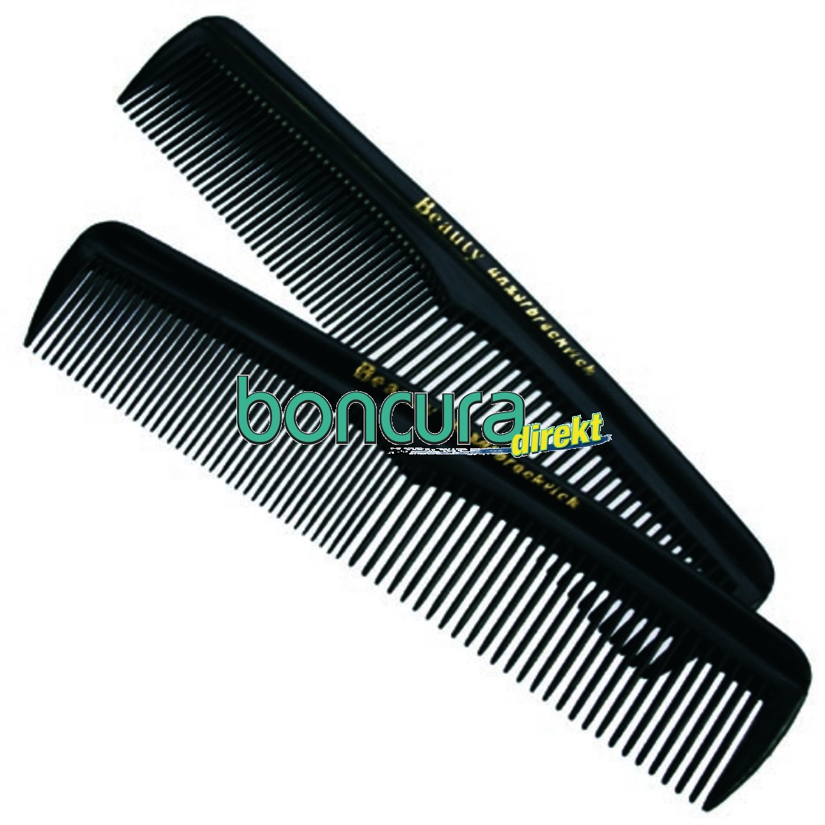 Kammset aus Kunststoff 13 x 3 cm.