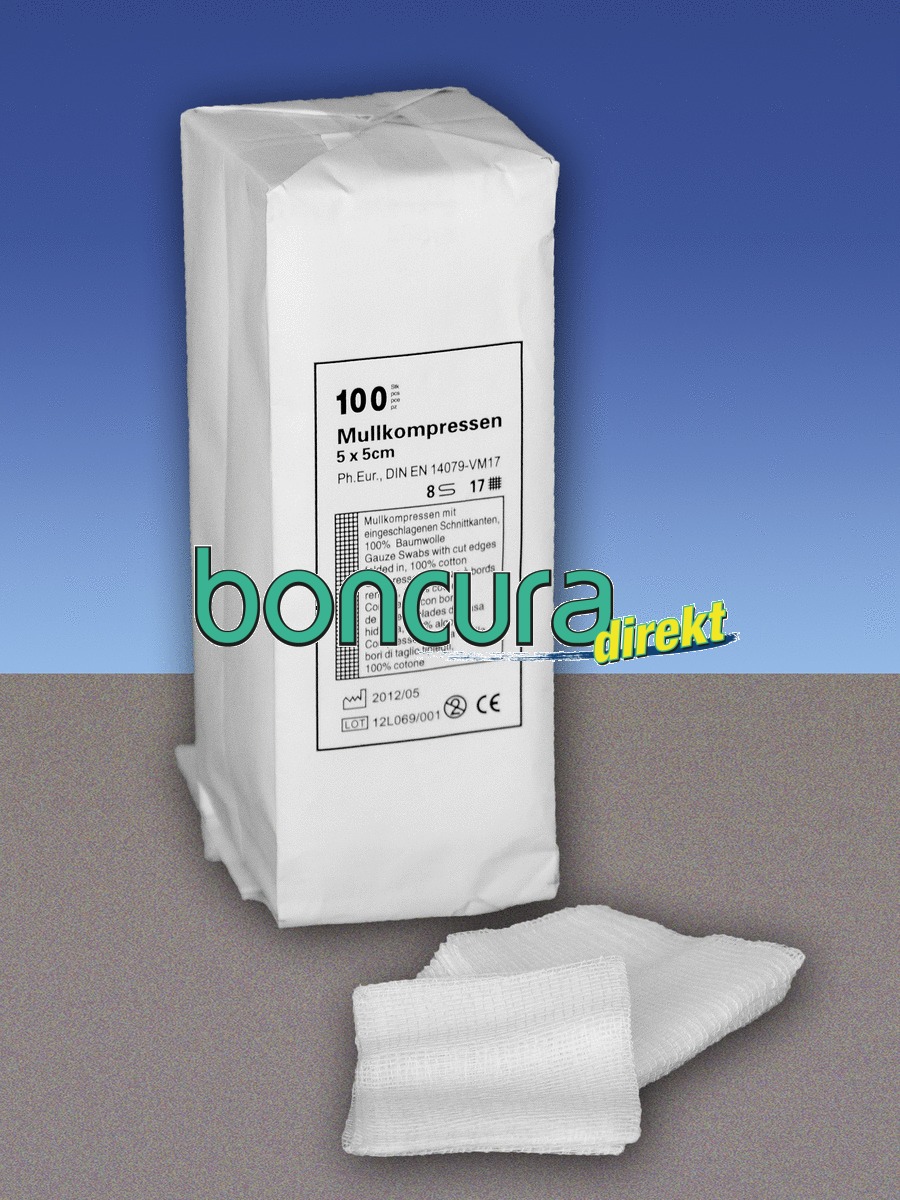 Mullkompressen unsteril 