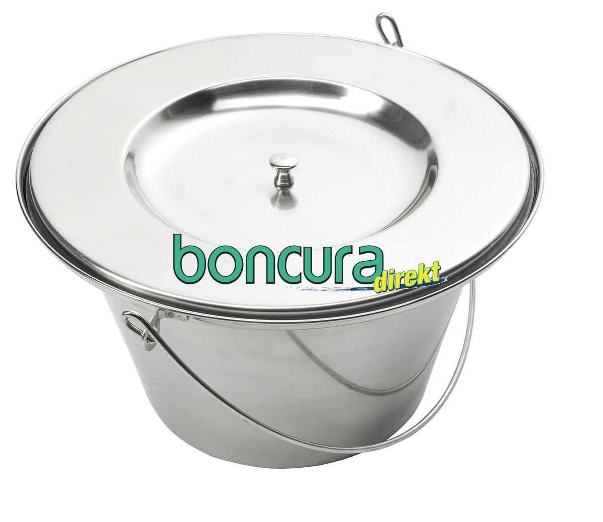 Toilettenstuhleimer Farbe: Silber, Material: Edelstahl