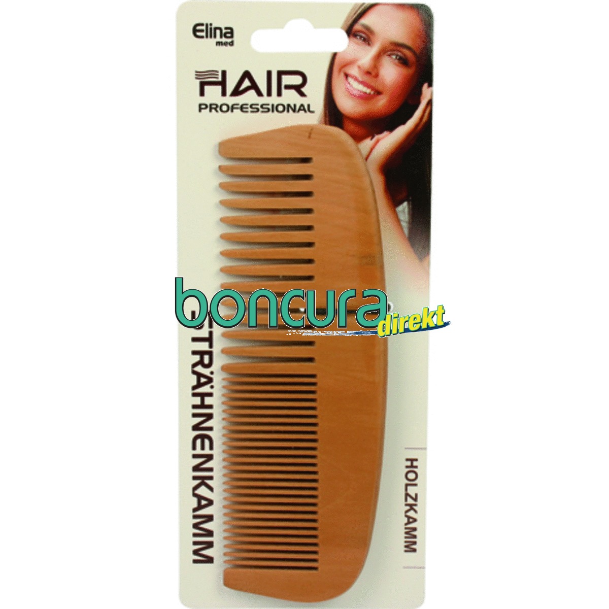 Kamm aus Holz 15 x 5,5 cm