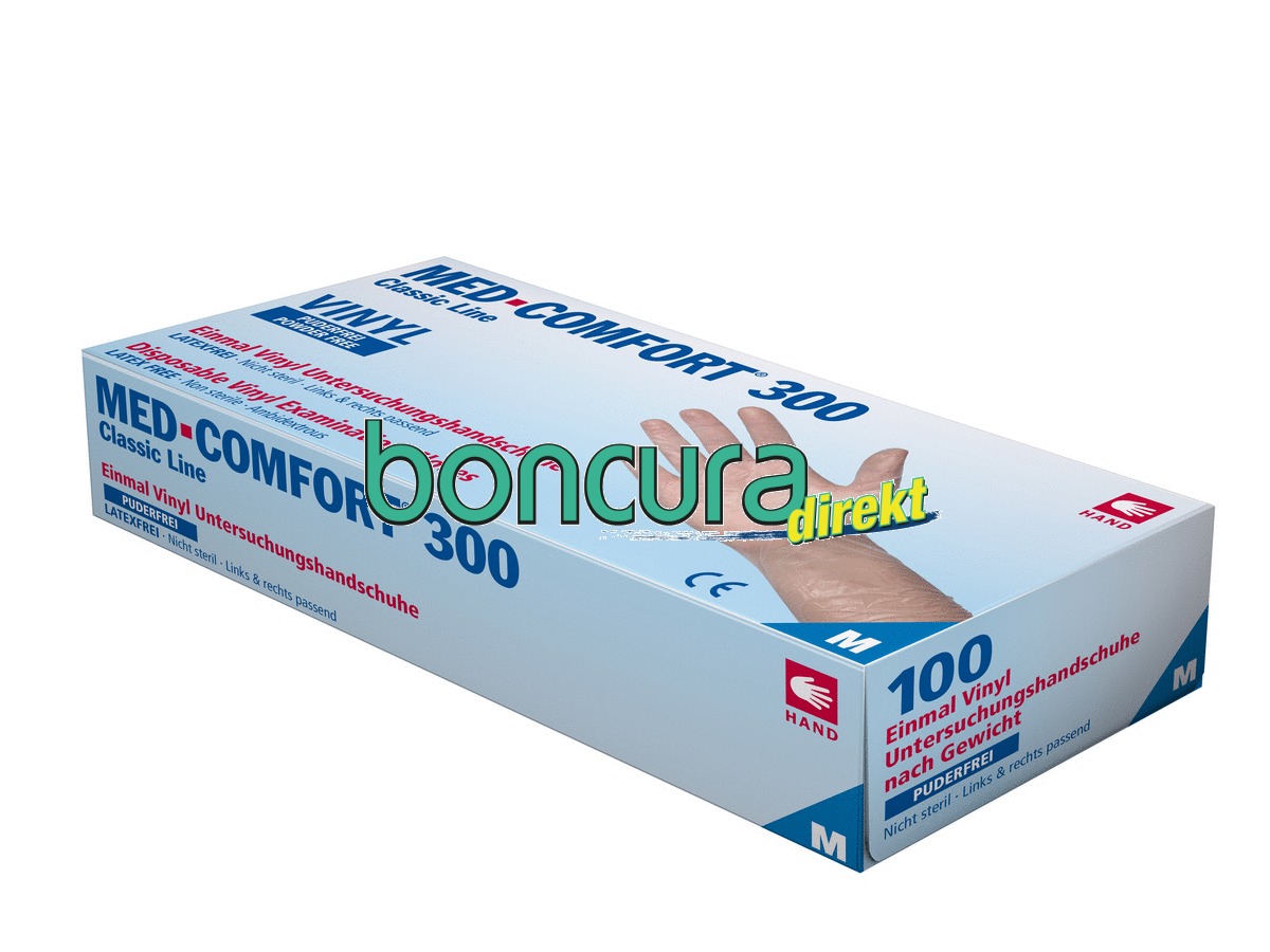Einmalhandschuhe Vinyl, puderfrei MED COMFORT 300